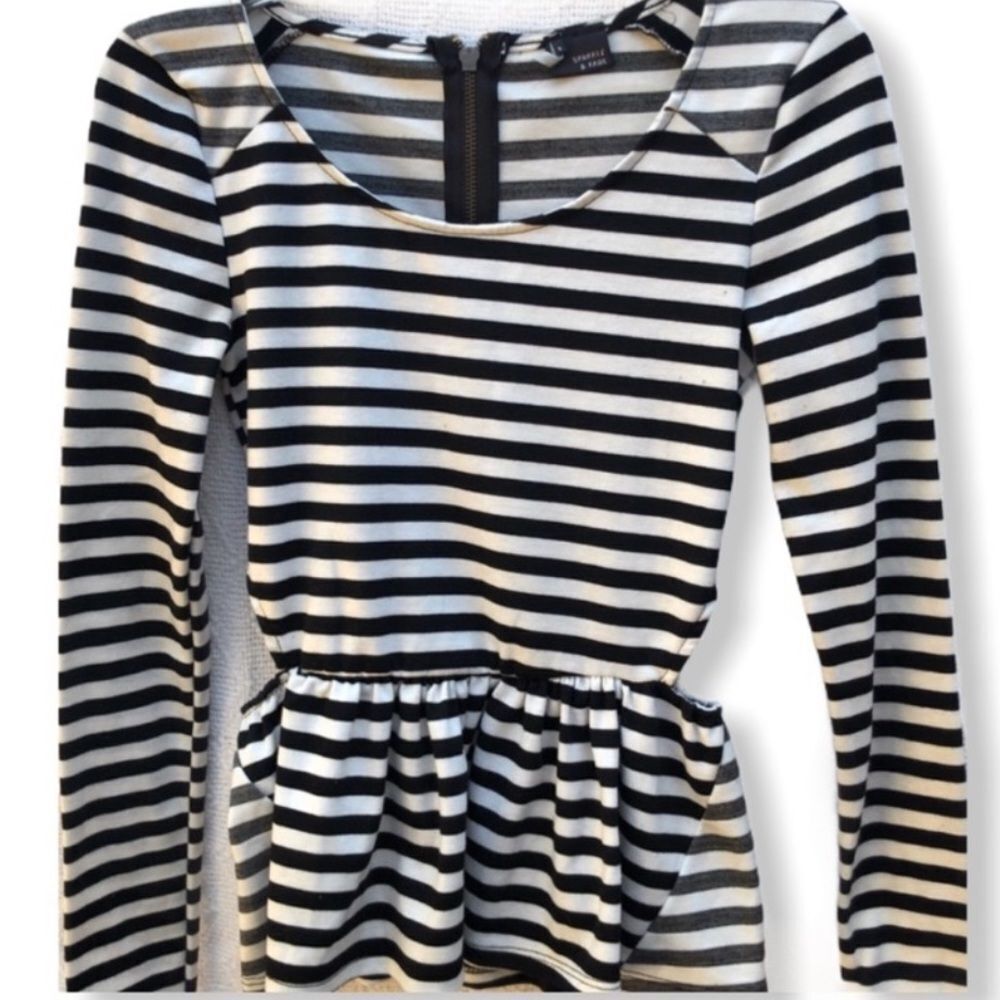 Sparkle & Fade Urban Outfitters Striped Top